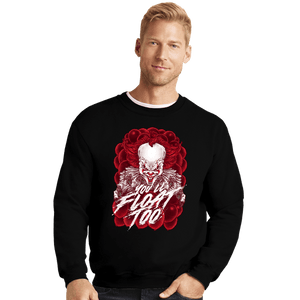 Secret_Shirts Crewneck Sweater, Unisex / Small / Black The Clown