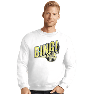 Shirts Crewneck Sweater, Unisex / Small / White Bing