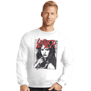 Secret_Shirts Crewneck Sweater, Unisex / Small / White Buffy The Slayer