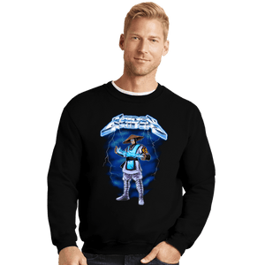 Secret_Shirts Crewneck Sweater, Unisex / Small / Black The God Of Thunder