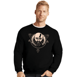 Shirts Crewneck Sweater, Unisex / Small / Black The Sparta Ghost