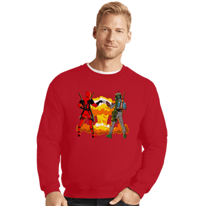 Secret_Shirts Crewneck Sweater, Unisex / Small / Red Epic Bro Fist Secret Sale