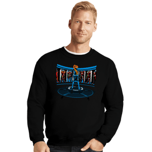 Secret_Shirts Crewneck Sweater, Unisex / Small / Black Iron Aran