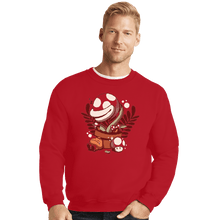Load image into Gallery viewer, Shirts Crewneck Sweater, Unisex / Small / Red Nap Time
