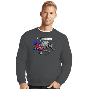 Secret_Shirts Crewneck Sweater, Unisex / Small / Charcoal Prime Hunter!