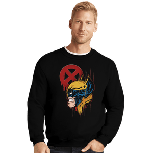 Shirts Crewneck Sweater, Unisex / Small / Black Berserker Barrage Style