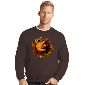 Secret_Shirts Crewneck Sweater, Unisex / Small / Dark Chocolate Lust For Halloween