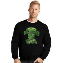 Load image into Gallery viewer, Shirts Crewneck Sweater, Unisex / Small / Black Slytherin
