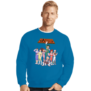 Shirts Crewneck Sweater, Unisex / Small / Sapphire My Ranger Academia