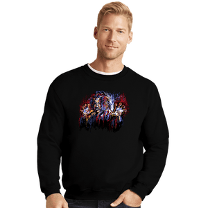 Secret_Shirts Crewneck Sweater, Unisex / Small / Black Sho Nuff Painting