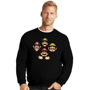 Daily_Deal_Shirts Crewneck Sweater, Unisex / Small / Black Brohemian Rhapsody