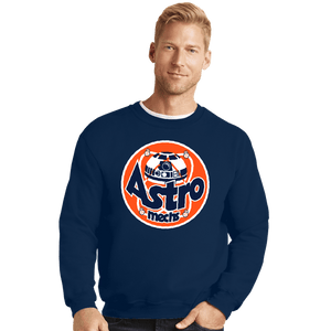 Secret_Shirts Crewneck Sweater, Unisex / Small / Navy Astromechs