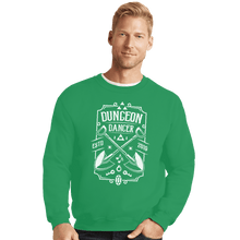 Load image into Gallery viewer, Shirts Crewneck Sweater, Unisex / Small / Irish Green Dungeon Dancer
