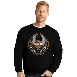 Shirts Crewneck Sweater, Unisex / Small / Black Rebel Proved