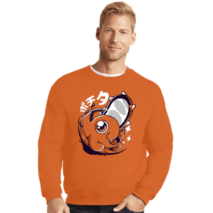 Secret_Shirts Crewneck Sweater, Unisex / Small / Red Chainsaw Cute