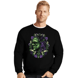 Daily_Deal_Shirts Crewneck Sweater, Unisex / Small / Black The Lonely Monster