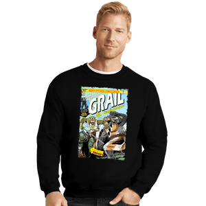 Secret_Shirts Crewneck Sweater, Unisex / Small / Black The Incredible Grail