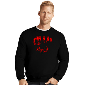 Shirts Crewneck Sweater, Unisex / Small / Black Mandy Metal