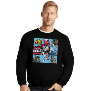 Shirts Crewneck Sweater, Unisex / Small / Black The Dinozord Bunch