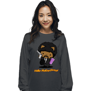 Secret_Shirts Long Sleeve Shirts, Unisex / Small / Charcoal Hello Motherf*cker