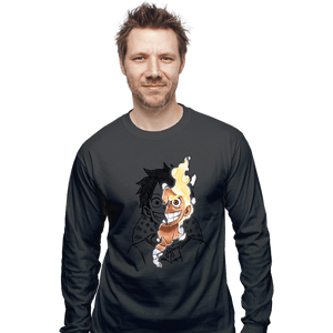 Secret_Shirts Long Sleeve Shirts, Unisex / Small / Charcoal God Of Sun