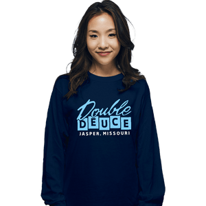 Secret_Shirts Long Sleeve Shirts, Unisex / Small / Navy Double Deuce!