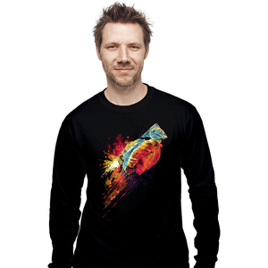 Secret_Shirts Long Sleeve Shirts, Unisex / Small / Black Human Rocket