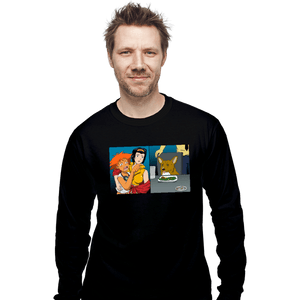 Secret_Shirts Long Sleeve Shirts, Unisex / Small / Black Women Yelling At Data Dog