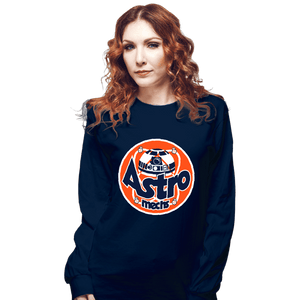 Secret_Shirts Long Sleeve Shirts, Unisex / Small / Navy Astromechs