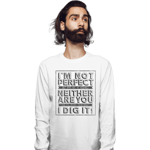 Shirts Long Sleeve Shirts, Unisex / Small / White Not Perfect