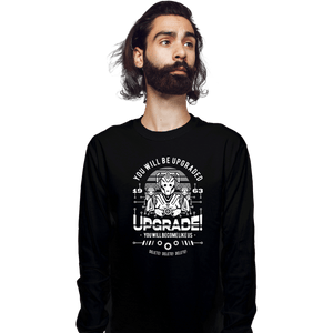 Shirts Long Sleeve Shirts, Unisex / Small / Black Upgraded