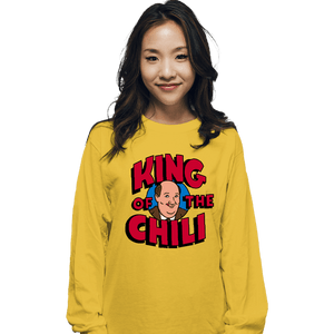 Secret_Shirts Long Sleeve Shirts, Unisex / Small / Gold King Of The Chili