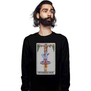 Shirts Long Sleeve Shirts, Unisex / Small / Black The Hanged Man