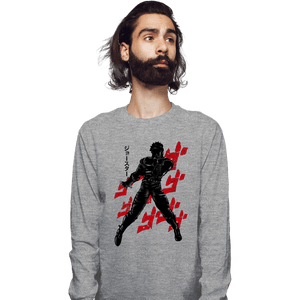 Shirts Long Sleeve Shirts, Unisex / Small / Sports Grey Crimson Joseph