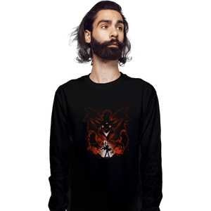 Secret_Shirts Long Sleeve Shirts, Unisex / Small / Black Sky Dragon Secret Sale