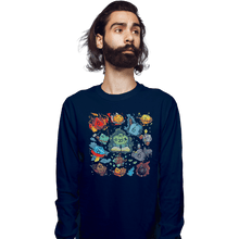 Load image into Gallery viewer, Shirts Long Sleeve Shirts, Unisex / Small / Navy DiceWorld
