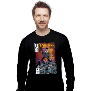 Secret_Shirts Long Sleeve Shirts, Unisex / Small / Black Montana Comics.