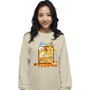 Secret_Shirts Long Sleeve Shirts, Unisex / Small / Natural Anime Bus!