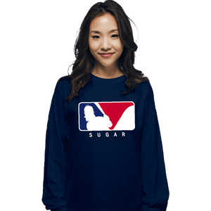 Secret_Shirts Long Sleeve Shirts, Unisex / Small / Navy Sugar League