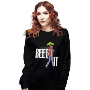 Shirts Long Sleeve Shirts, Unisex / Small / Black Beet It