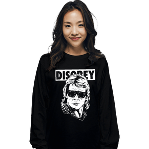 Secret_Shirts Long Sleeve Shirts, Unisex / Small / Black Live To Disobey