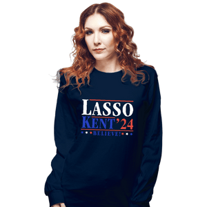 Secret_Shirts Long Sleeve Shirts, Unisex / Small / Navy Lasso Kent 24