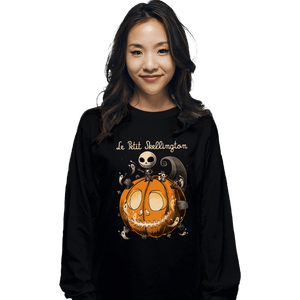 Daily_Deal_Shirts Long Sleeve Shirts, Unisex / Small / Black Le Petit Skellington