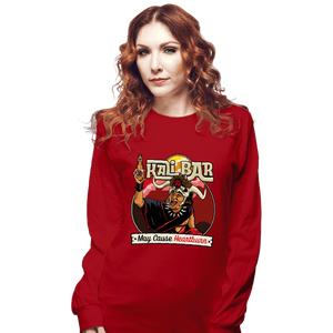 Secret_Shirts Long Sleeve Shirts, Unisex / Small / Red Kali Bar