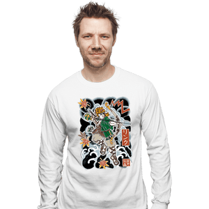 Daily_Deal_Shirts Long Sleeve Shirts, Unisex / Small / White Irezumi Link