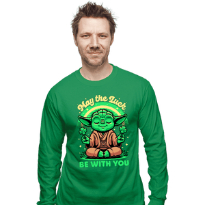 Secret_Shirts Long Sleeve Shirts, Unisex / Small / Irish Green Luck Be With You