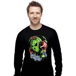 Secret_Shirts Long Sleeve Shirts, Unisex / Small / Black Battle Togemon