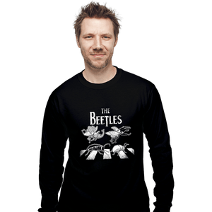 Secret_Shirts Long Sleeve Shirts, Unisex / Small / Black The Real Beetles