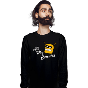 Secret_Shirts Long Sleeve Shirts, Unisex / Small / Black All My Circuts