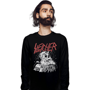 Shirts Long Sleeve Shirts, Unisex / Small / Black Sleigher